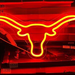 TEXAS LONGHORN NEON LED SIGN